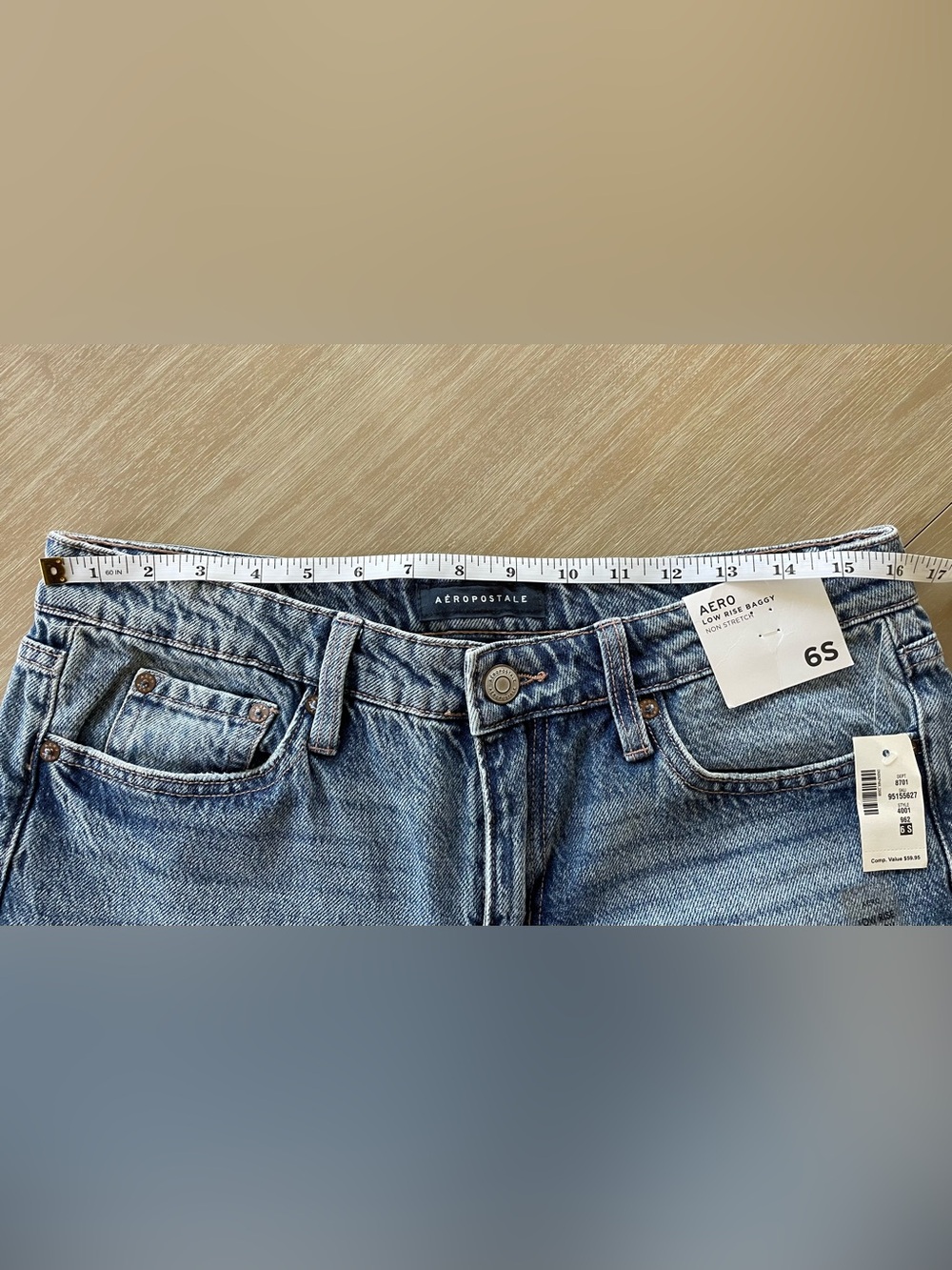 Aeropostale Low Rise Baggy Women’s Jeans NWT - Picture 7 of 9